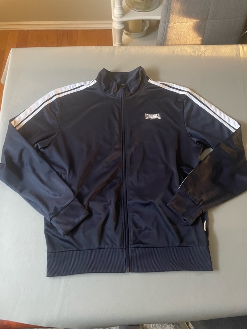 Lonsdale Men's Navy Track Jacket Size Large